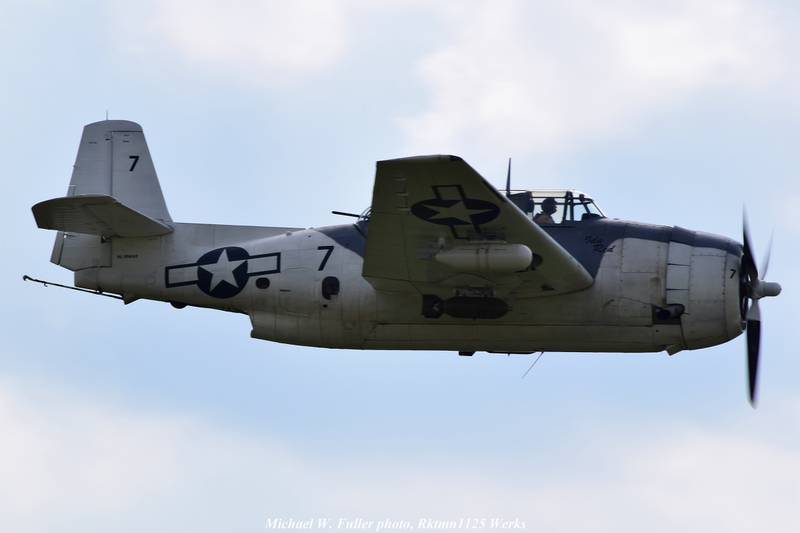 The first TBM Avenger arrived Wednesday, May 15, 2024, at Illinois Valley Regional Airport in Peru ahead of the two-day festival May 17-18. The Avenger, known as "Ida Red," arrived with owner David Prescott on board with Josh Miller.