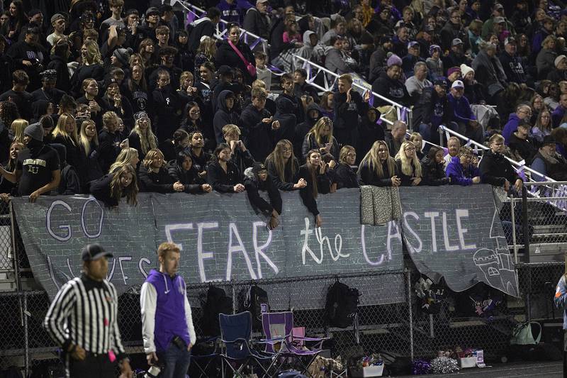 Fans pack the house for the Dixon and Byron football game Friday, Oct. 18, 2024, at A.C. Bowers Field in Dixon.