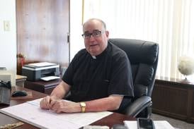 St. Joseph Joliet pastor Father Tim Andres says goodbye