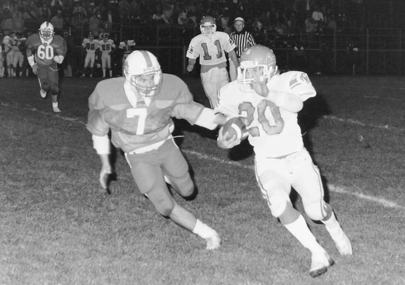 L-P and Ottawa play football in 1984.