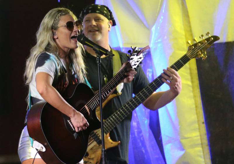 Country Music singer Alika Arlynn, sings songs during the Celebrate La Salle Festival on Friday, June 23, 2023 downtown La Salle.