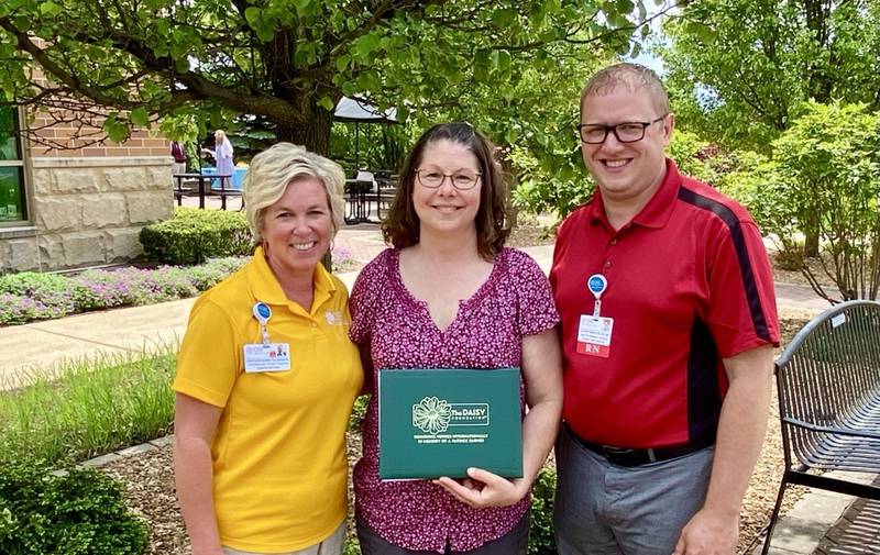 As a partner in the international DAISY Award program that recognizes the clinical skill and compassionate care of nurses, OSF HealthCare Saint Paul Medical Center in Mendota recently presented its DAISY Award to Denise Bickett, RN.