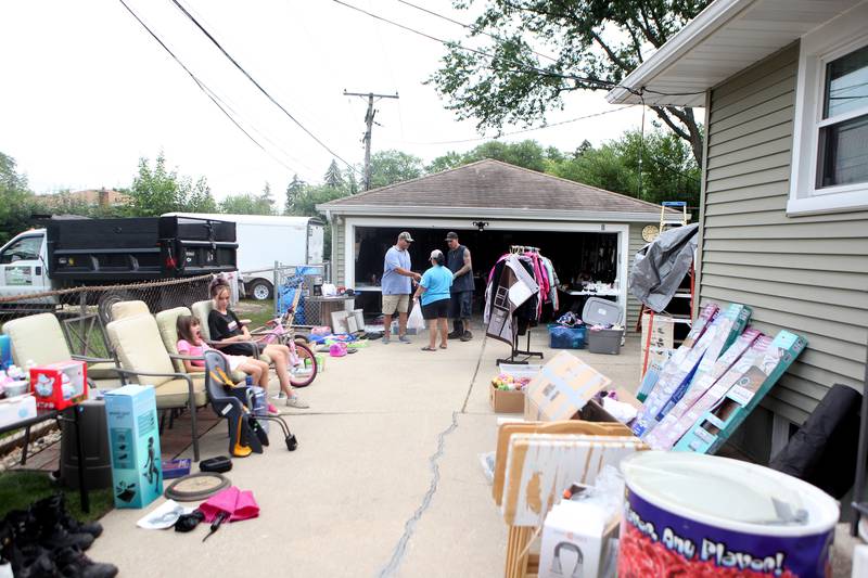 A community-wide garage sale was held in Westmont on Friday, Aug. 6, 2021.