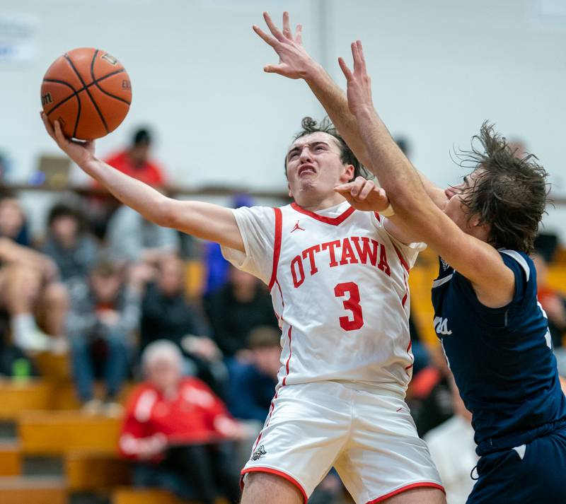 Boys basketball Ottawa tops Lisle 6555 in game of streaks to open