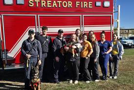 Countryside Animal Clinic buys 3 pet harnesses for Streator Fire Department