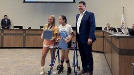 City of Morris honors Saratoga School state champions in track and field