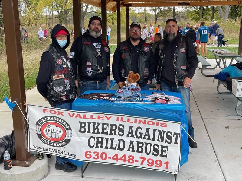 Fox Valley Bikers Against Child Abuse participated in the Friends of the Kane County Child Advocacy Center Stride for Change 5K.