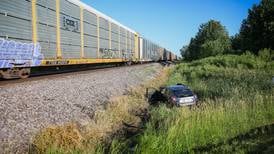 Woodstock woman injured after her car collides with train in Union