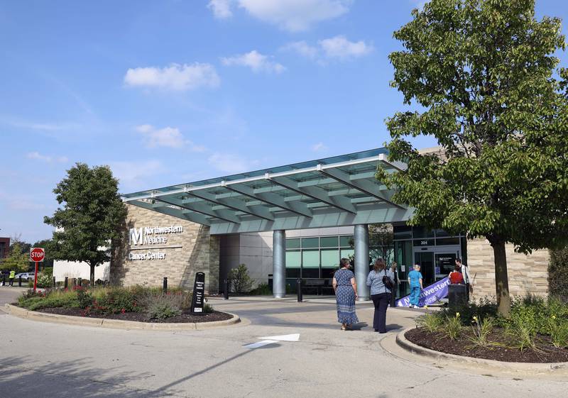 Remodeled and expanded Delnor Cancer Care Center, 304 S. Randall Road Thursday, Aug. 29, 2024 in Geneva. This expansion increased the center’s footprint by 15,500 square feet, expanding the total space to 56,988 square feet. An existing 17,000-square-foot space was updated with state-of-the-art equipment.