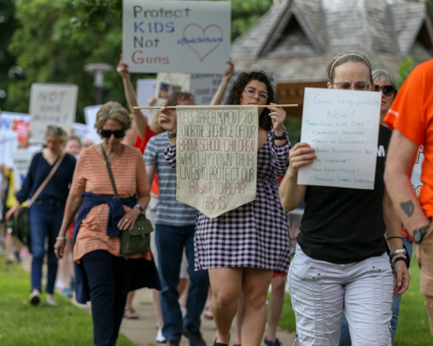 Participants start their during the March for Lives rally and march. June 11, 2022