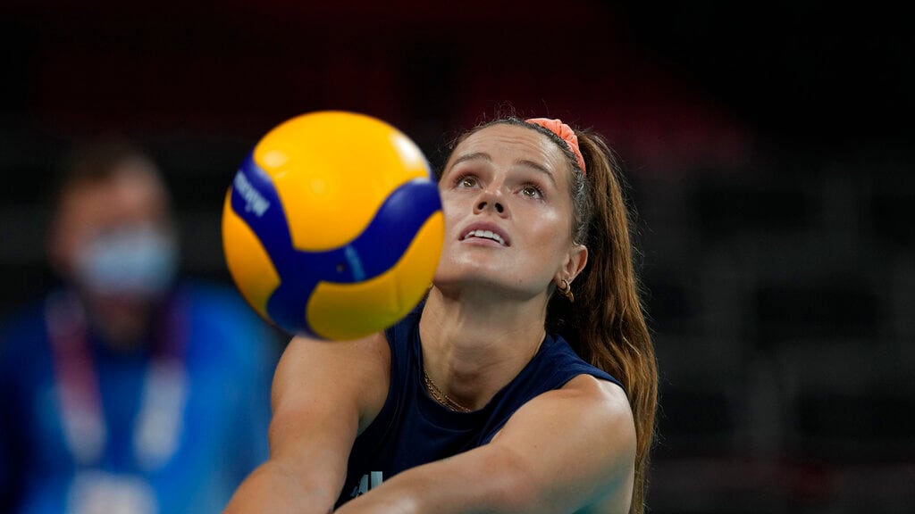 St. Francis alum Kelsey Robinson-Cook, in third Olympics, embracing role with ‘gritty’ U.S. volleyball team