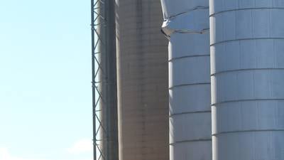 Grain silo collapses in Putnam, closes Route 29