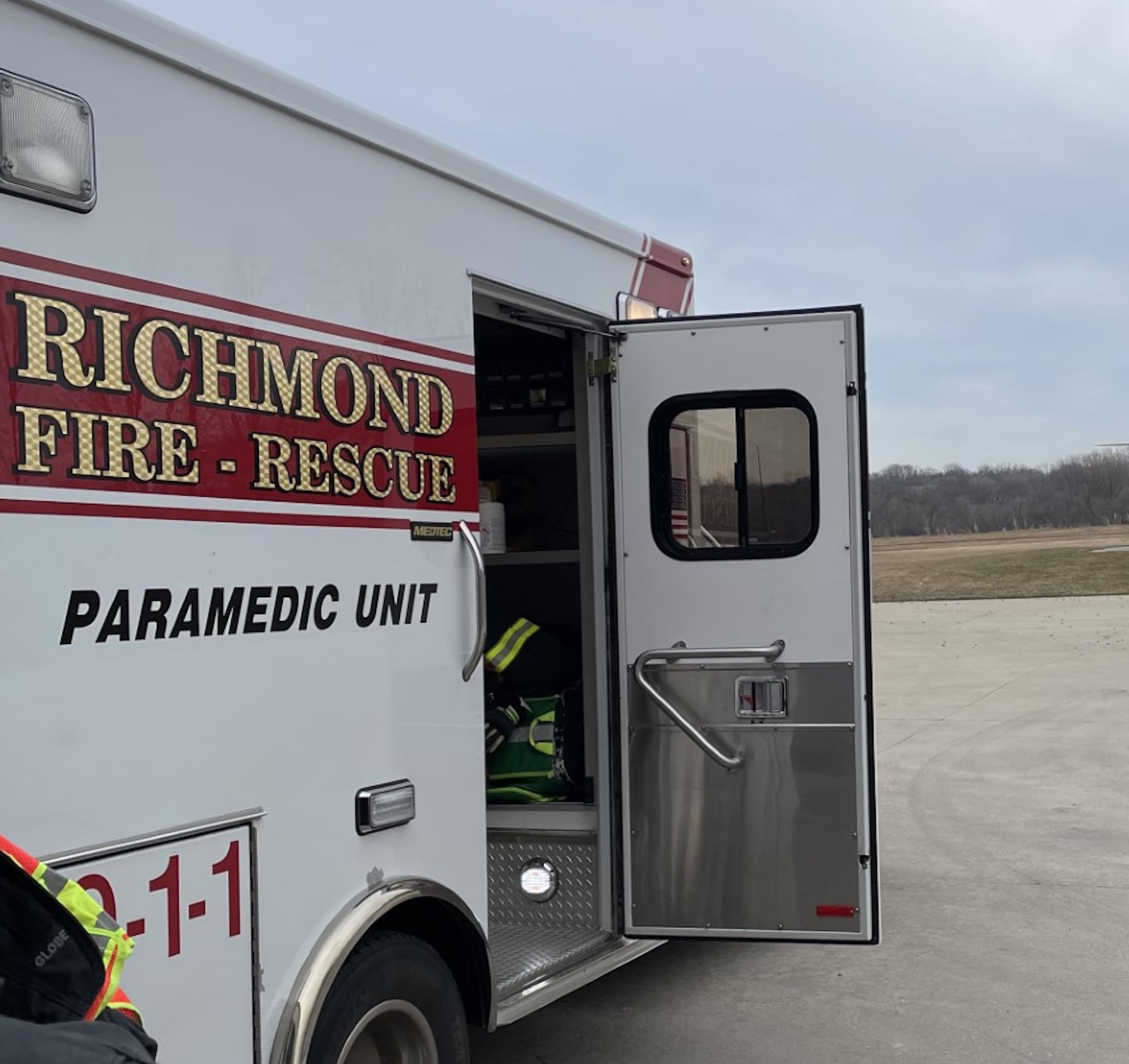 A Richmond Township Fire Protection District vehicle.