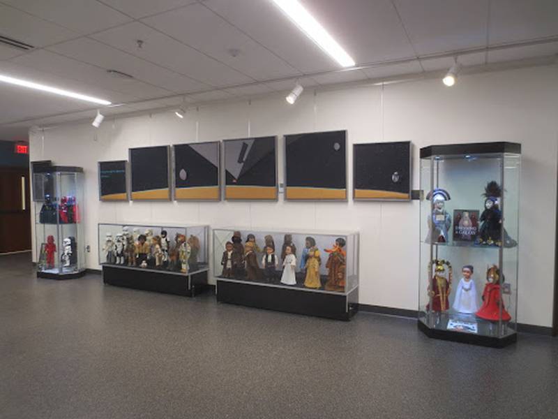 An exhibit of costumed dolls representing Star Wars characters is on exhibit at the Joliet Public Library Ottawa Branch downtown until June 2. May 15, 2024