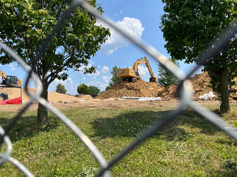 Murphy USA, along S. Galena Avenue, has been demolished and work to rebuild the facility is underway.