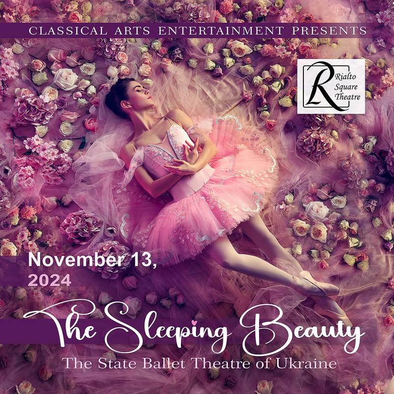 The State Ballet Theatre Ukraine presents “The Sleeping Beauty” Wednesday, Nov. 13 at the Rialto Square Theatre in downtown Joliet on its North American tour.