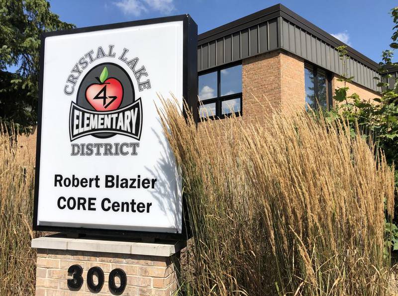 Crystal Lake Elementary School District 47's administrative offices (photographed on Aug. 7, 2020.)