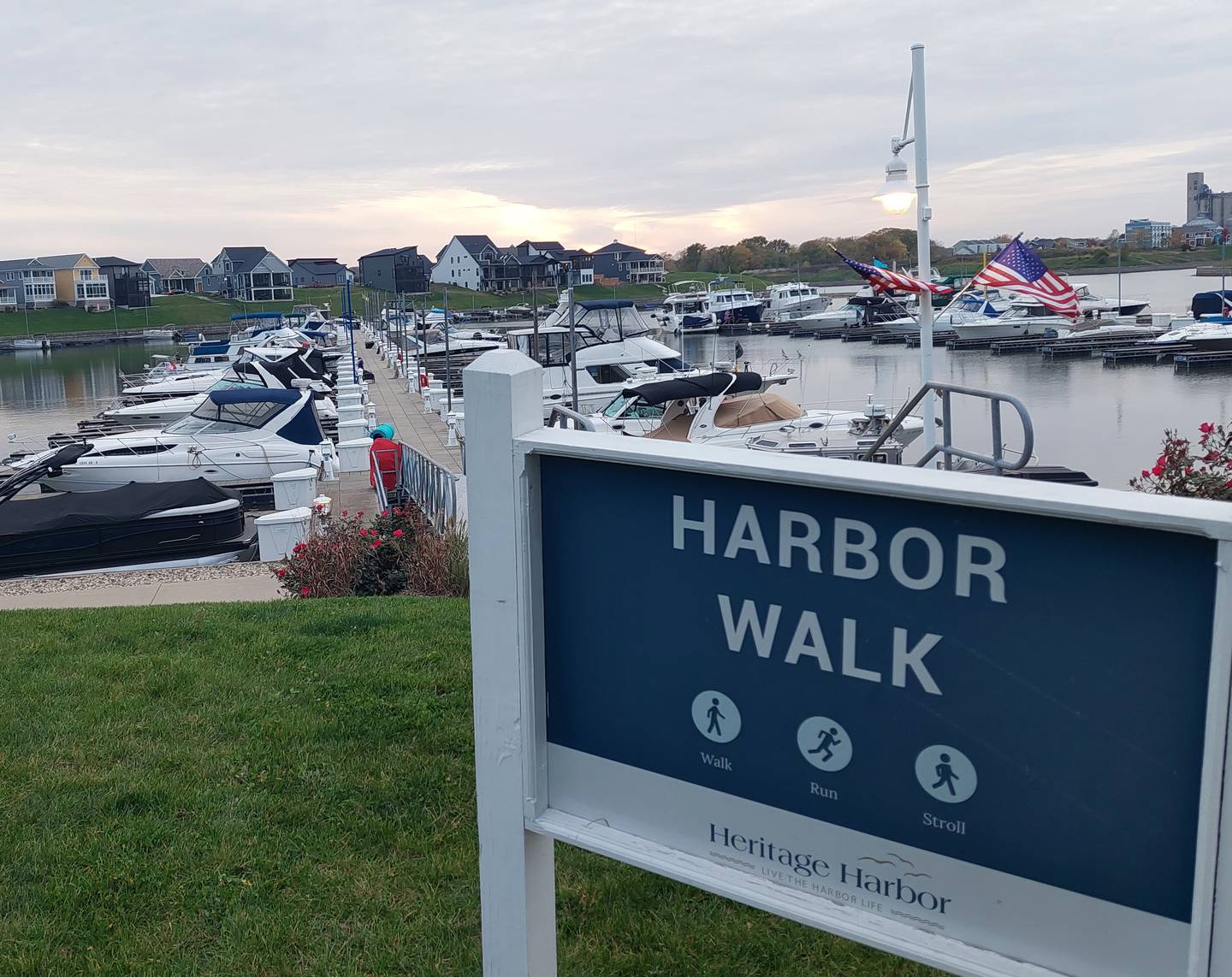 About 12 to 16 boats are stopping at Heritage Harbor each day throughout October on their way to completing The Great Loop, a 6,000 mile water journey around the eastern portion of the United States.