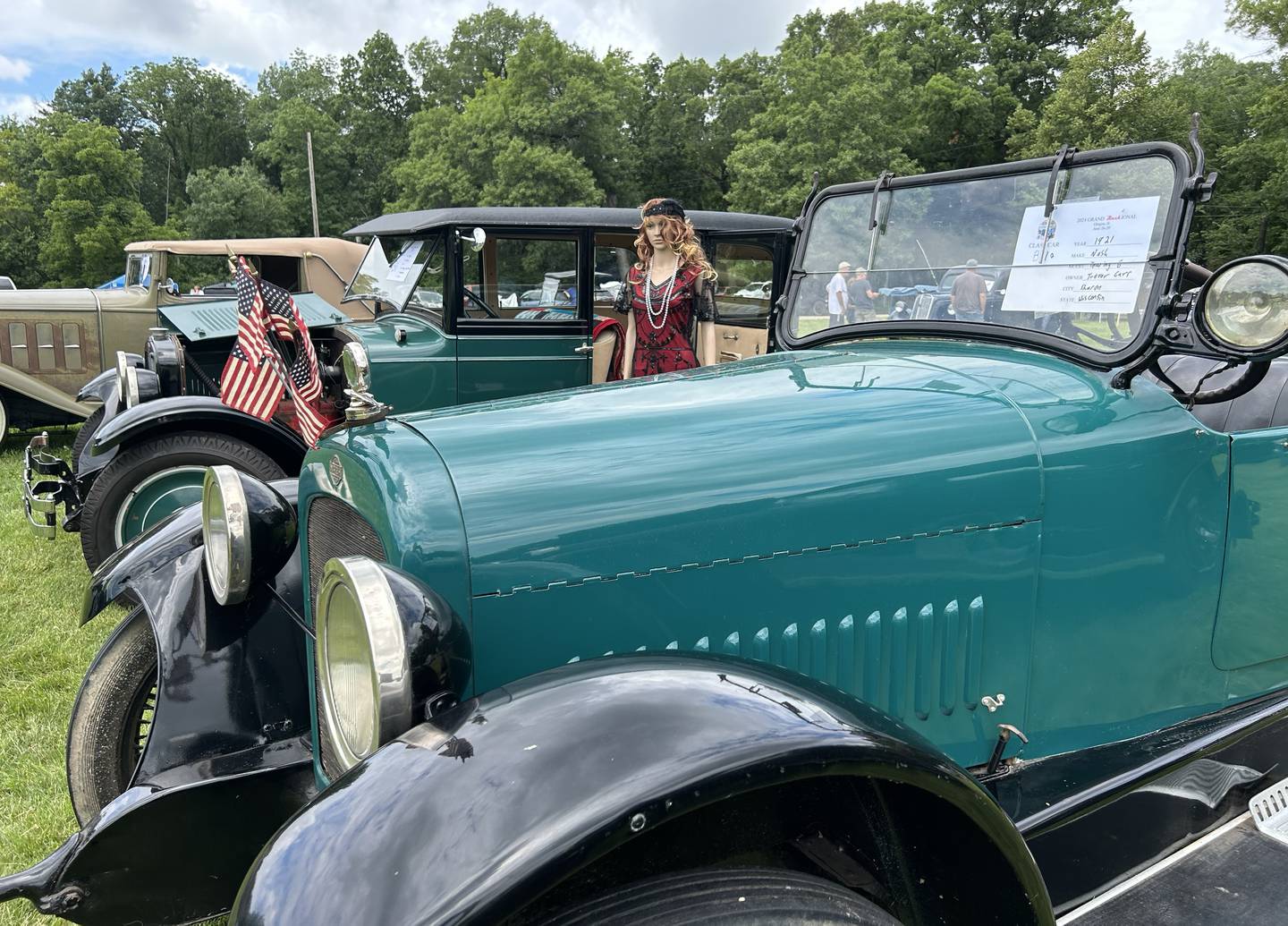 This 1921 Nash Touring 6, owned by Trevot Carr of Sharon, Wisconsin, participated in the Nashional Car Show held at the Stronghold Camp & Retreat Center on Saturday, June 29, 2024.