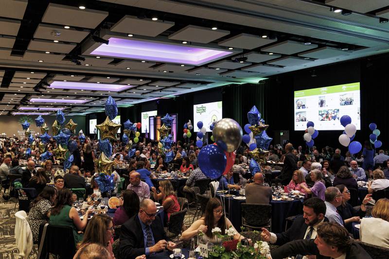 Nearly 1,000 guests attended Kane County ROE's 48th Educator of the Year Banquet that took place Friday, May 3, at the Q Center in St. Charles.
