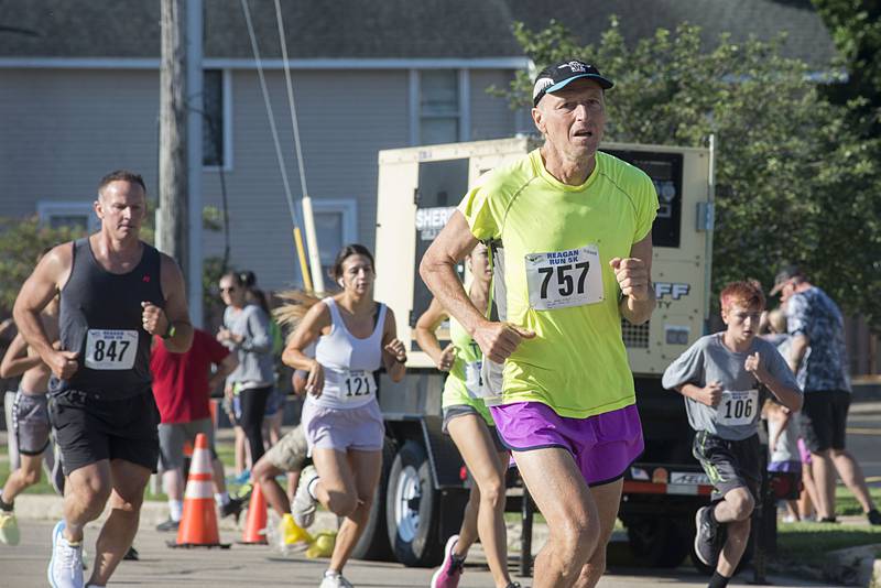 Andy Colbert competes in the Reagan Run Saturday, July 2, 2022 in Dixon. Colbert finished 42 overall.