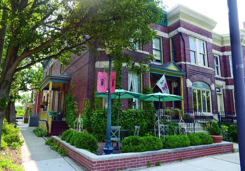 The French Press creperie is located in this historic home at 728 Columbus St., Ottawa.