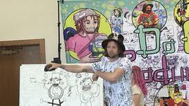 Rochelle artist encourages kids to get wacky at Morrison library program