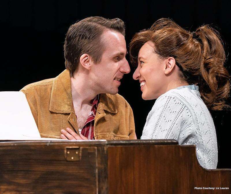 Kaitlyn Davis and Andrew Mueller received equity Jeff Award nominations for their performances as Carole King and her husband Gerry Goffin in Marriott Theatre’s “Beautiful: The Carole King Musical.”