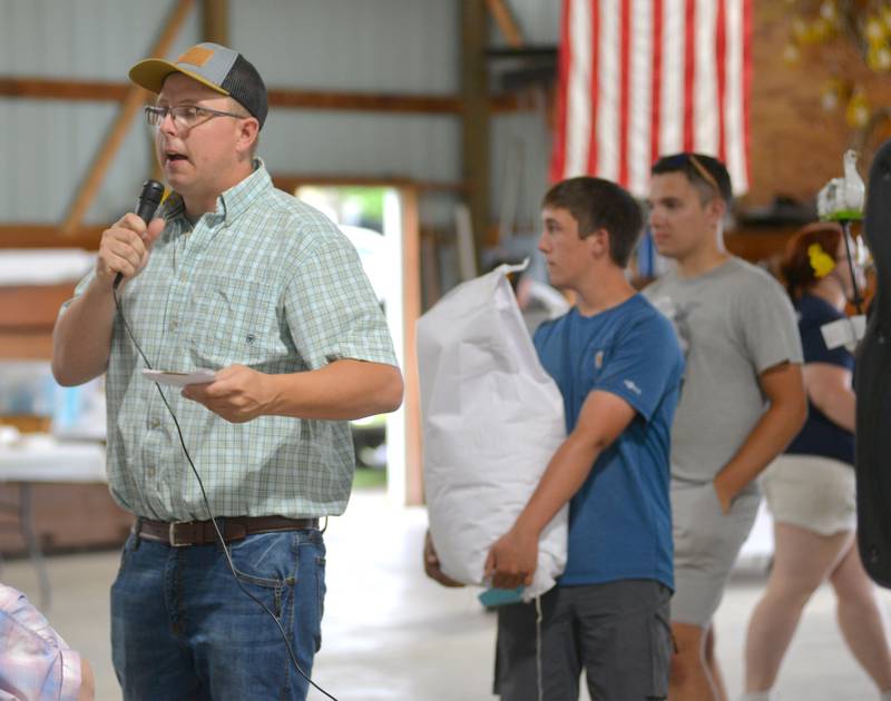 The Oregon FFA Alumni dinner, held  on June 10 at the Ogle County Fairgrounds, also included a live auction with proceeds going toward scholarships.