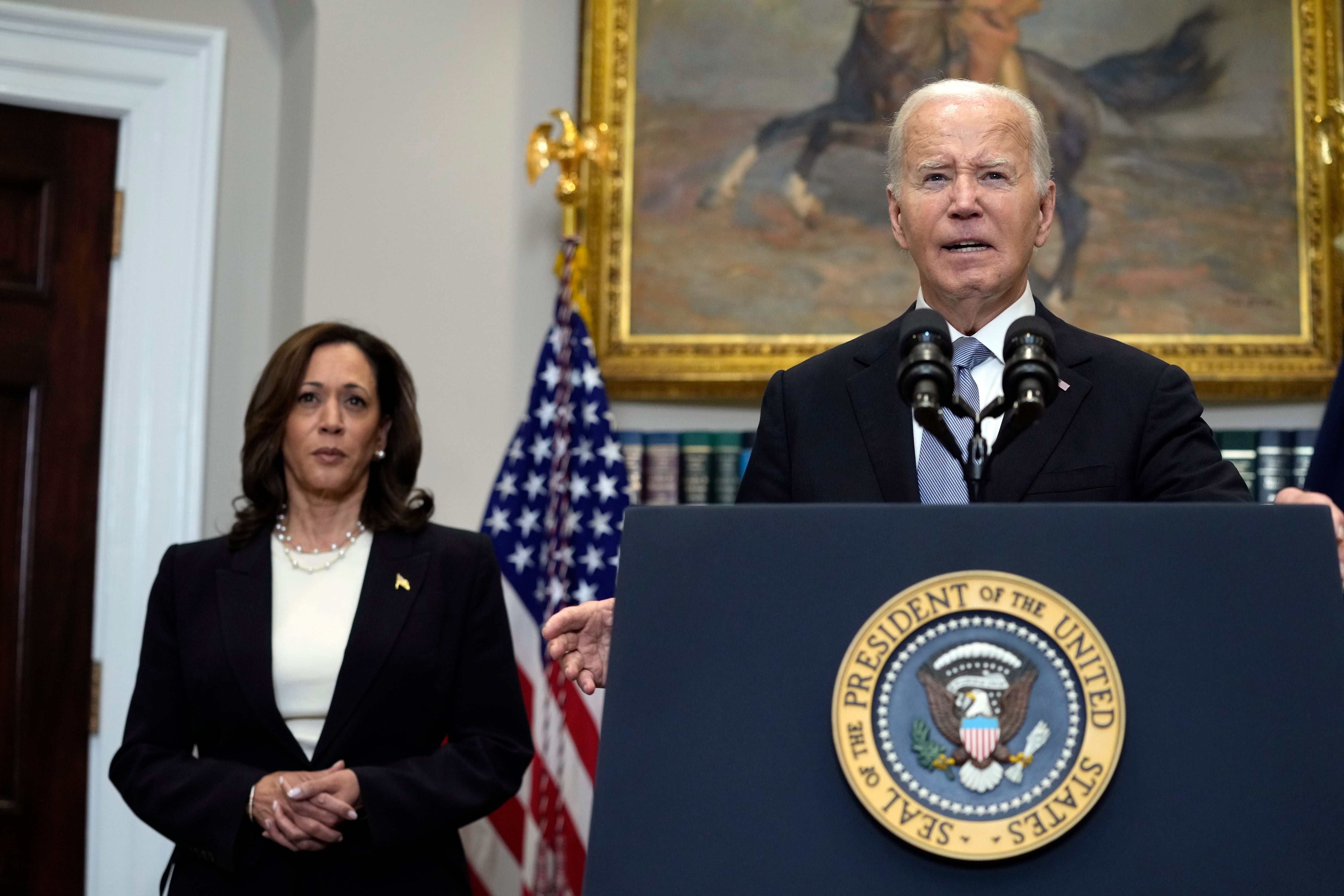 What happens next: Joe Biden wants to pass the baton to Kamala Harris. Here’s how that might work