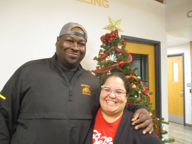 Brittany Bailey-Cole organizes the annual Batavia Christmas Toy Drive with her husband Alvin Cole. (Mark Foster)