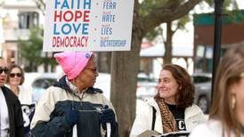 Kane County Democratic women ‘Roe the Vote,’ march in Geneva