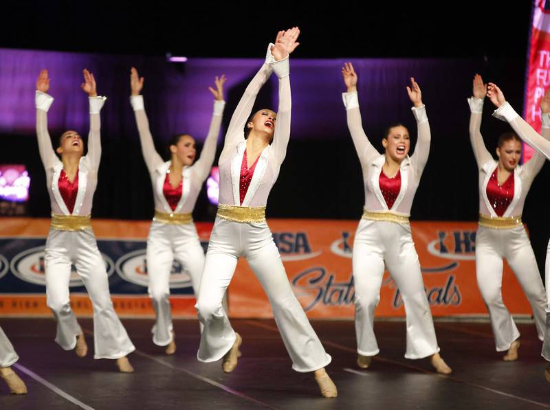 Lake Park competes in the IHSA 3A Competitive Dance State Finals Saturday, Jan. 27, 2024 at Grossinger Motors Arena in Bloomington.