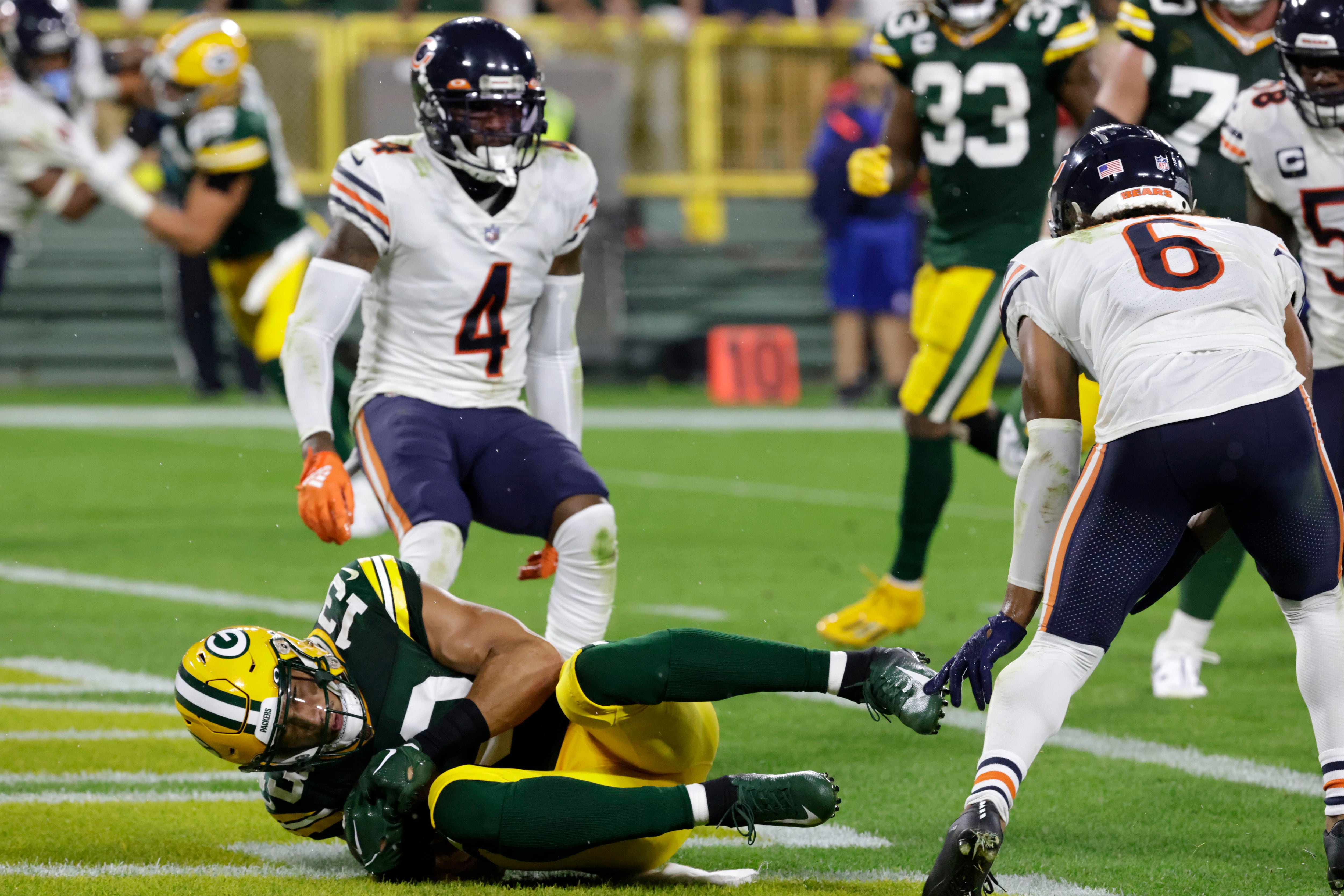 Sunday's top game: Aaron Rodgers rallies Green Bay Packers past Chicago  Bears