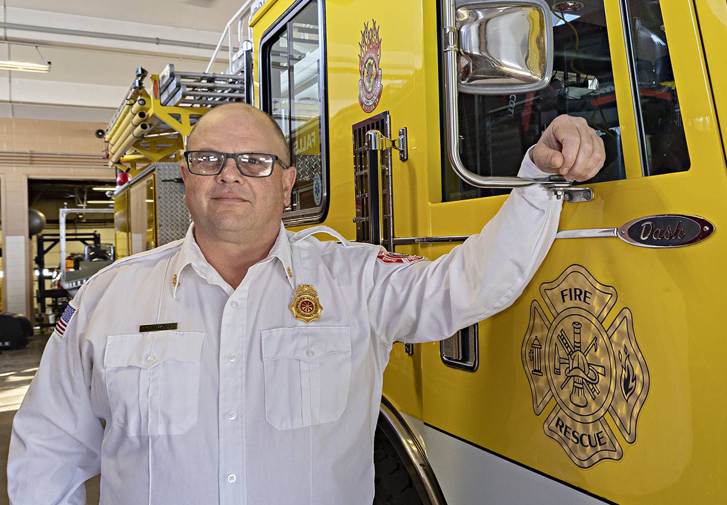 Rock Falls Fire Department Chief Ken Wolf III.