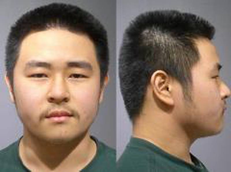 Gangyi Cao, 19, of Birmingham, Michigan, has been charged with two felony counts of unlawful use of a weapon and two felony counts of aggravated unlawful use of a weapon.