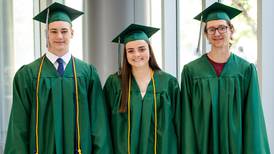 Kishwaukee College early college program students graduate