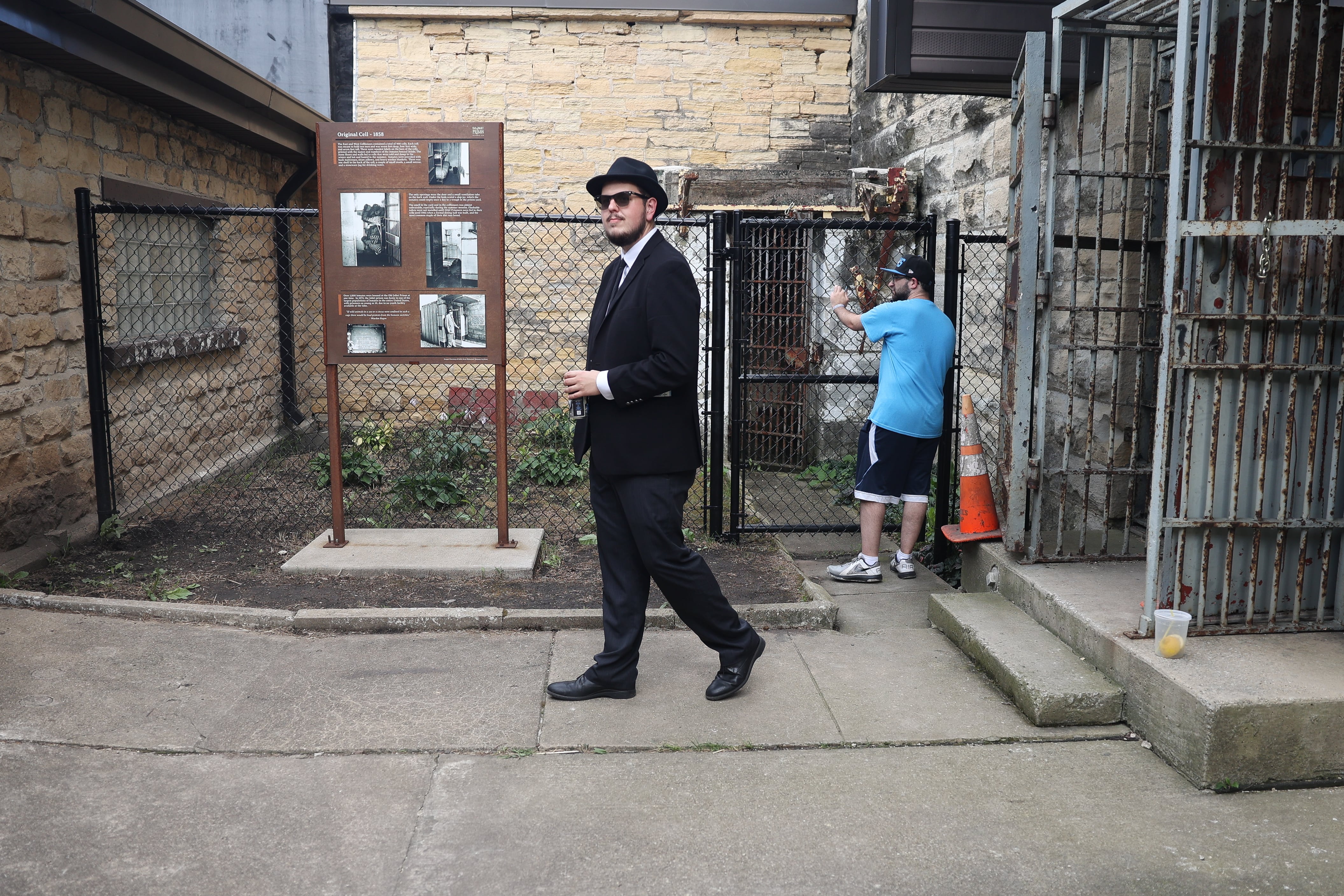 Max Wood takes tour of the Old Joliet Prison at Blues Brothers Con: The Sequel on Saturday, Aug. 17, 2024.