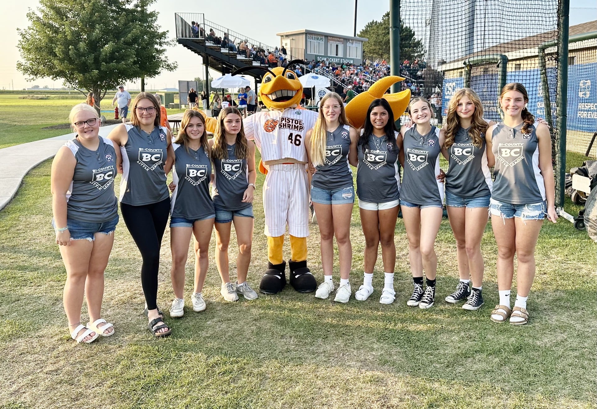 Bi-County Junior League All-Stars recognized at Pistol Shrimp Game