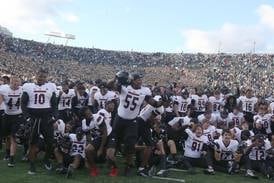 ‘Nerves were like good nerves’: NIU’s Kanon Woodill’s late FG big in upset of Notre Dame