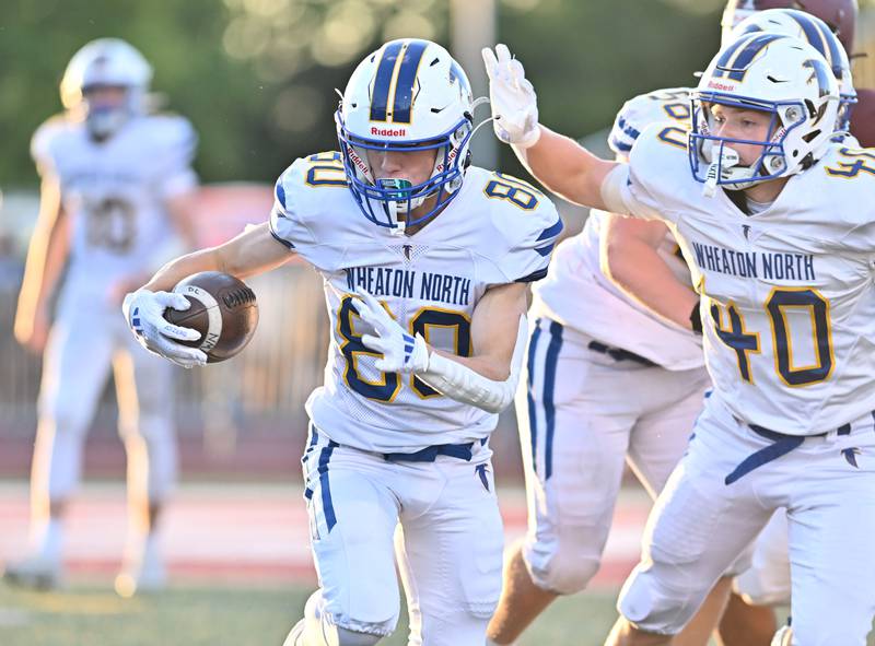 Wheaton North's Deon Moore in action during a non-conference game against Lockport on Friday, Sep 06, 2024 at Lockport. (Dean Reid for Shaw Local News Network)