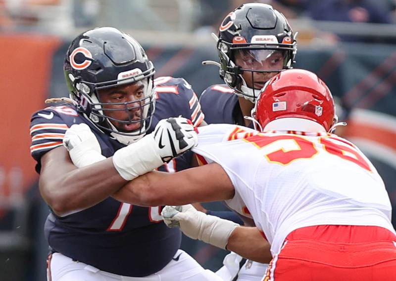 Shaw Local's 2022 Bears report card: Offensive tackle – Shaw Local