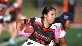 Photos: Yorkville vs. West Aurora in girls flag football