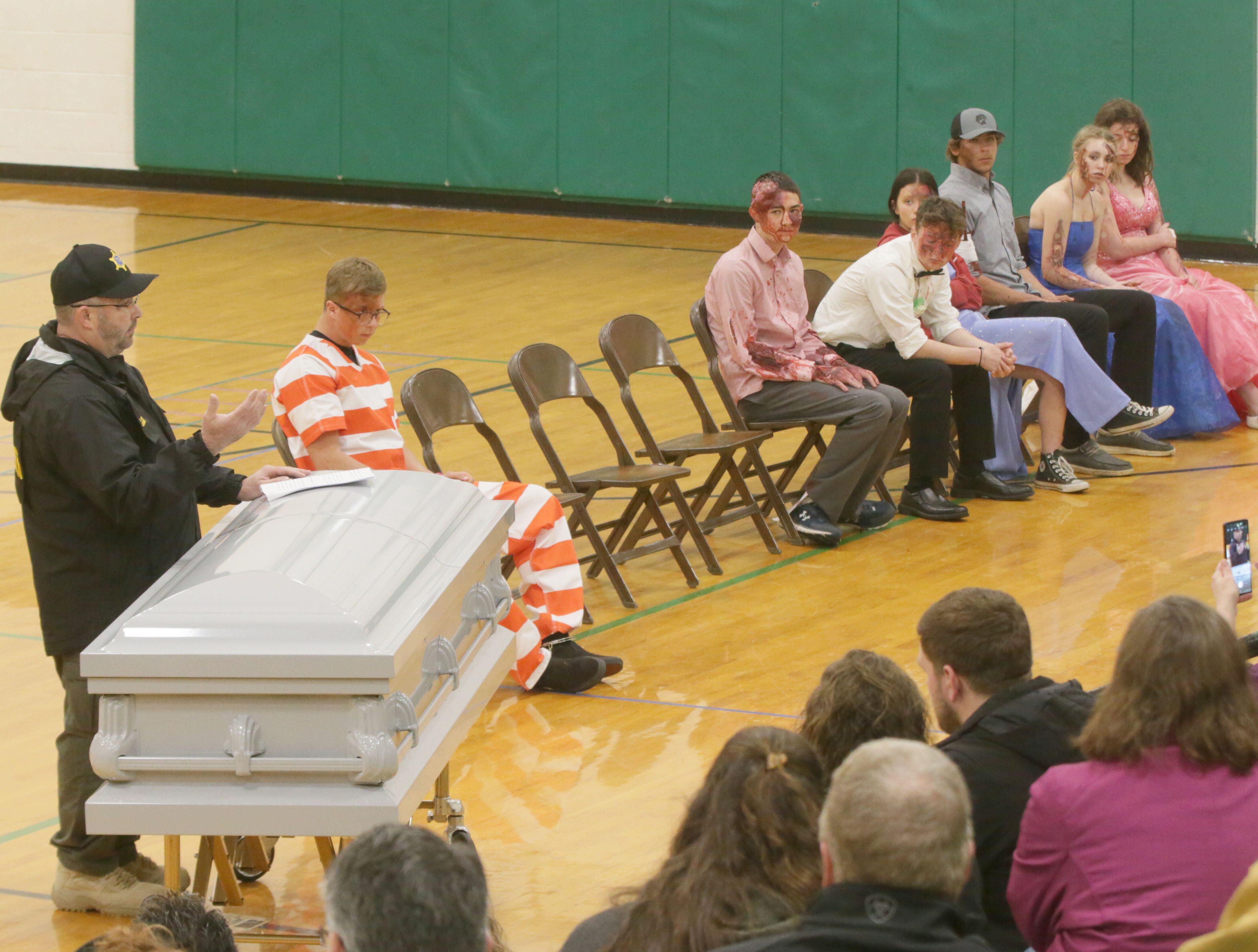 Leland High School hosts mock prom disaster drill to hit home safety lesson  – Shaw Local