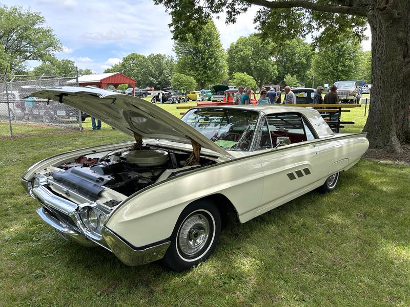 This 1963 Ford Thunderbird, owned by Gary Doyle of Port Byron, was one of 137 vehicles that took part in the Lyndon Car Show on Sunday, June 2, 2024. The event was held in Richmond Park in Lyndon.