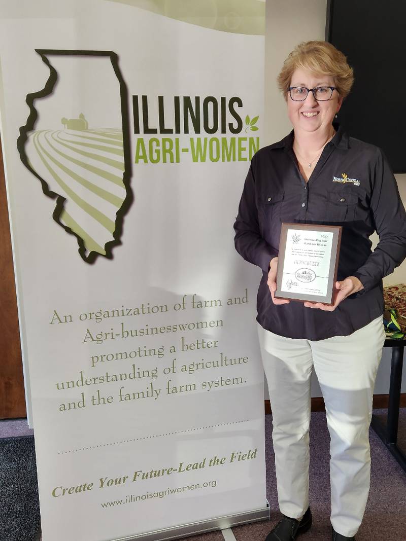 Sublette’s Deb Schultz was recently awarded the 2023 Outstanding Business Woman of the Year at the IL Agri-Women annual meeting.