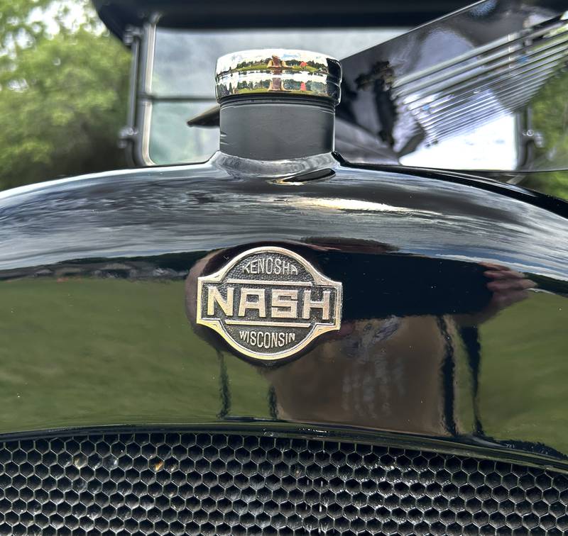 A 1918 Nash 683 Cloverleaf, owned by Reggie and Cindi Nash, of Richmond, Virginia, was one of the oldest Nash vehicles at  the Nashional Car Show, held at the Stronghold Camp & Retreat Center on Saturday, June 29, 2024. The car was manufactured in Kenosha, Wisconsin.