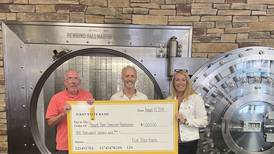 First State Bank donates $1,000 to 3rd annual Disco Ball