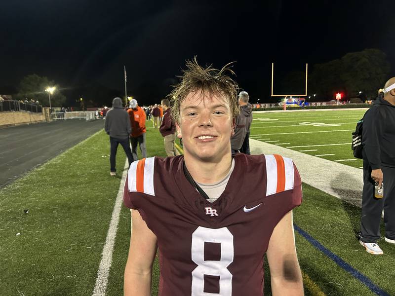 Brother Rice's Conner Stack helped sway the momentum in the Crusaders' 42-21 win over St. Rita on Friday in Chicago.