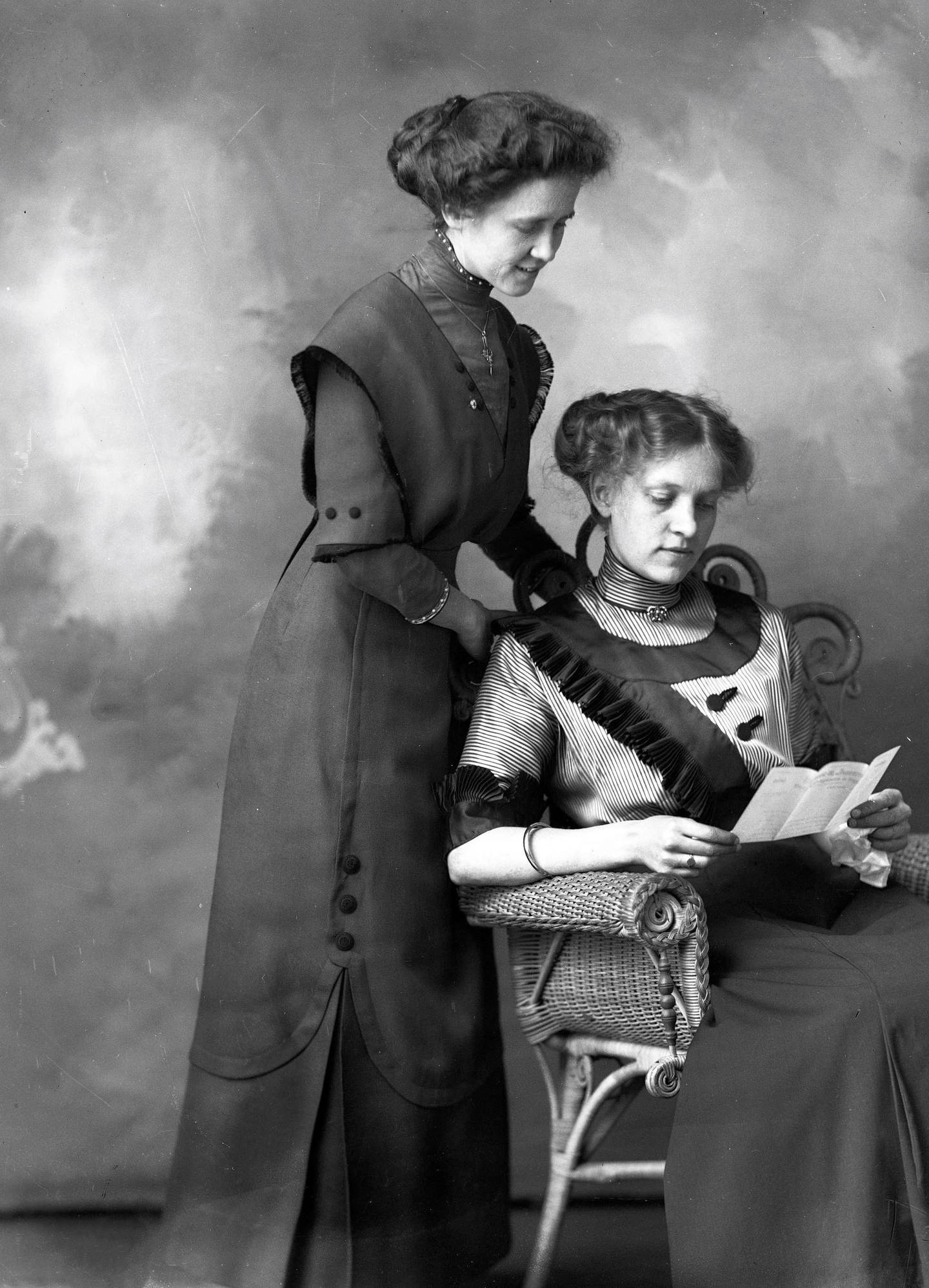 Miss Helen Dyke and friend, Princeton